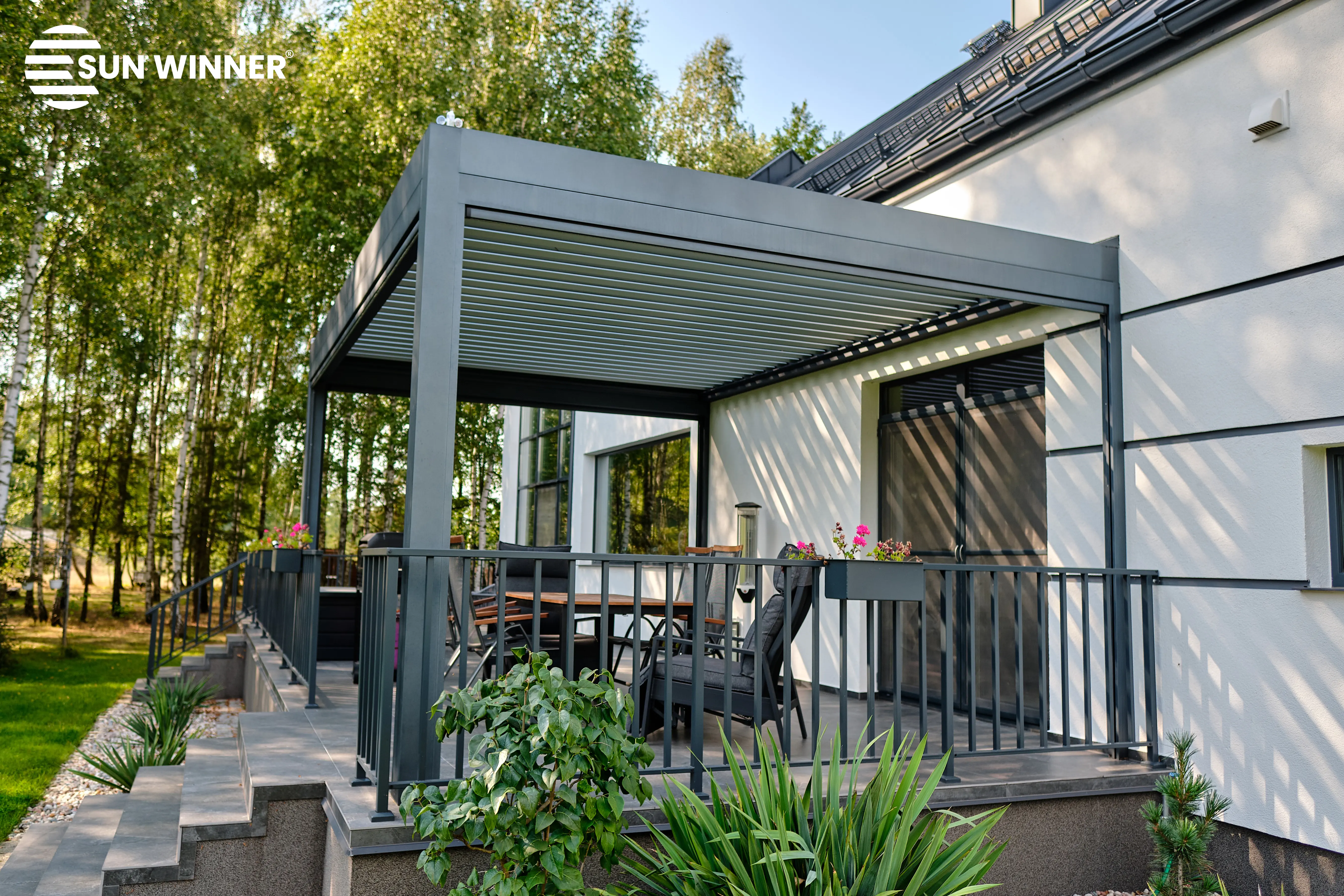 🌿 Bioklimatische Pergola