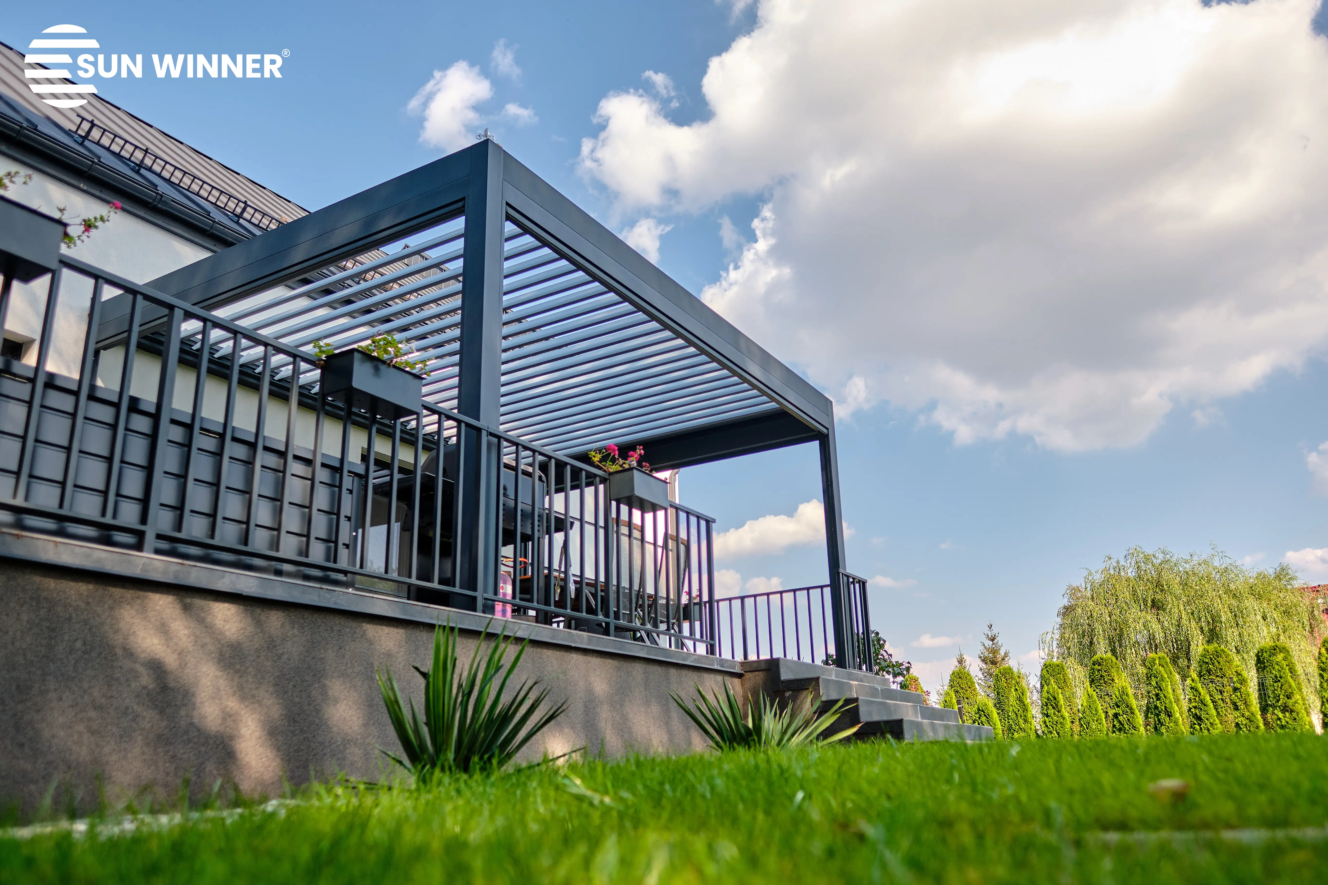 🌿 Bioklimatische Pergola