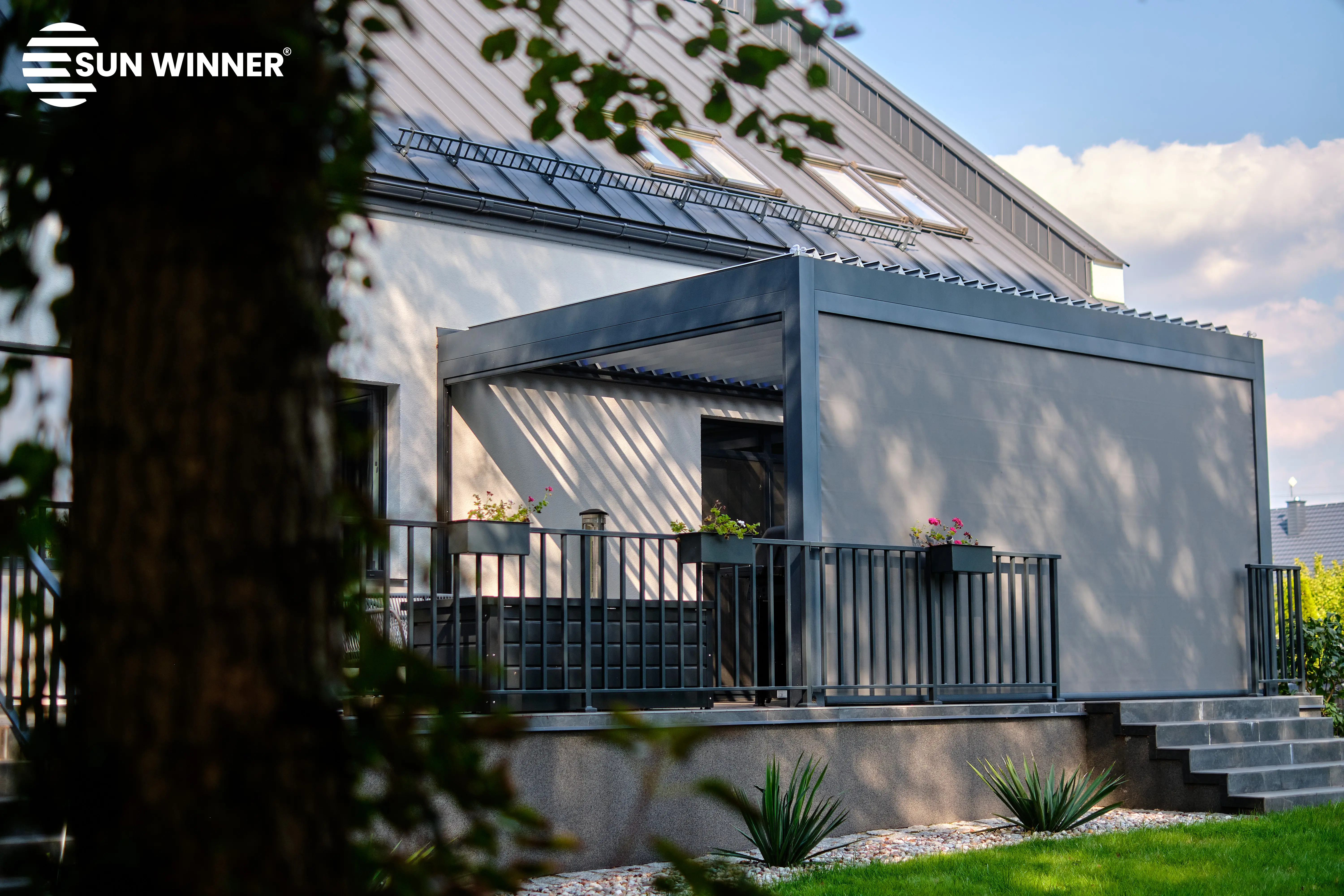 🌿 Bioklimatische Pergola