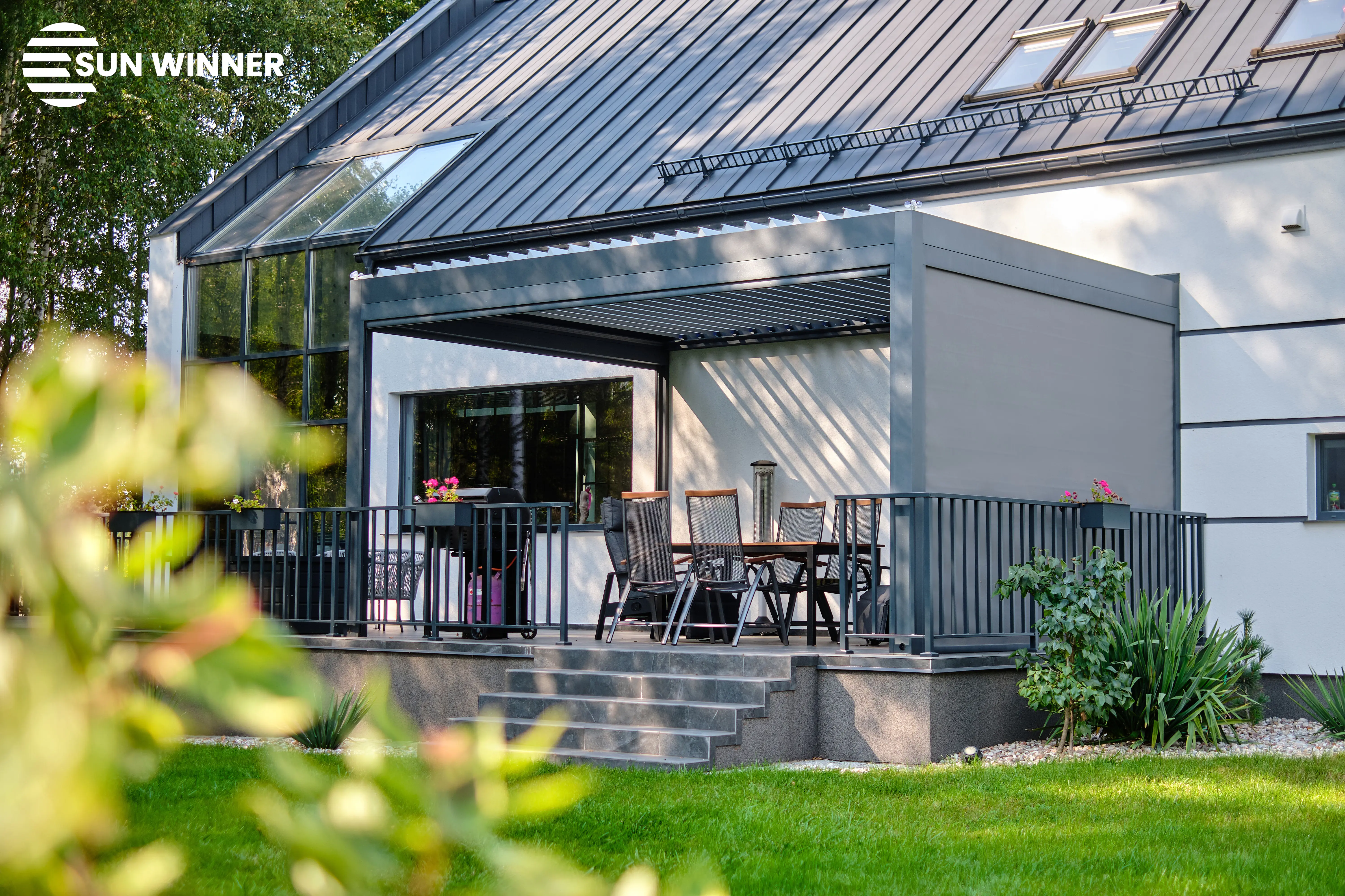 🌿 Bioklimatische Pergola