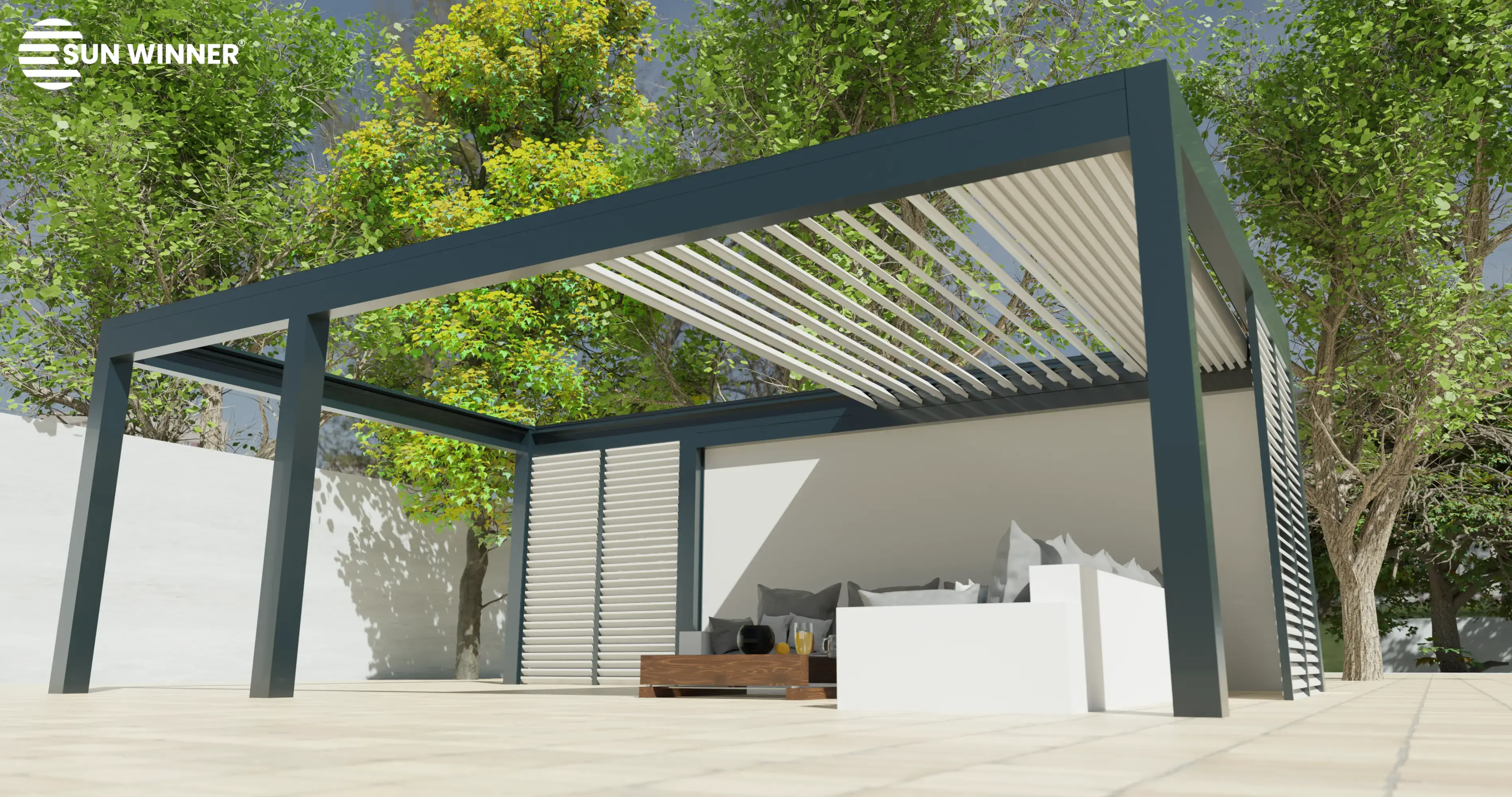 🌿 Bioklimatische Pergola