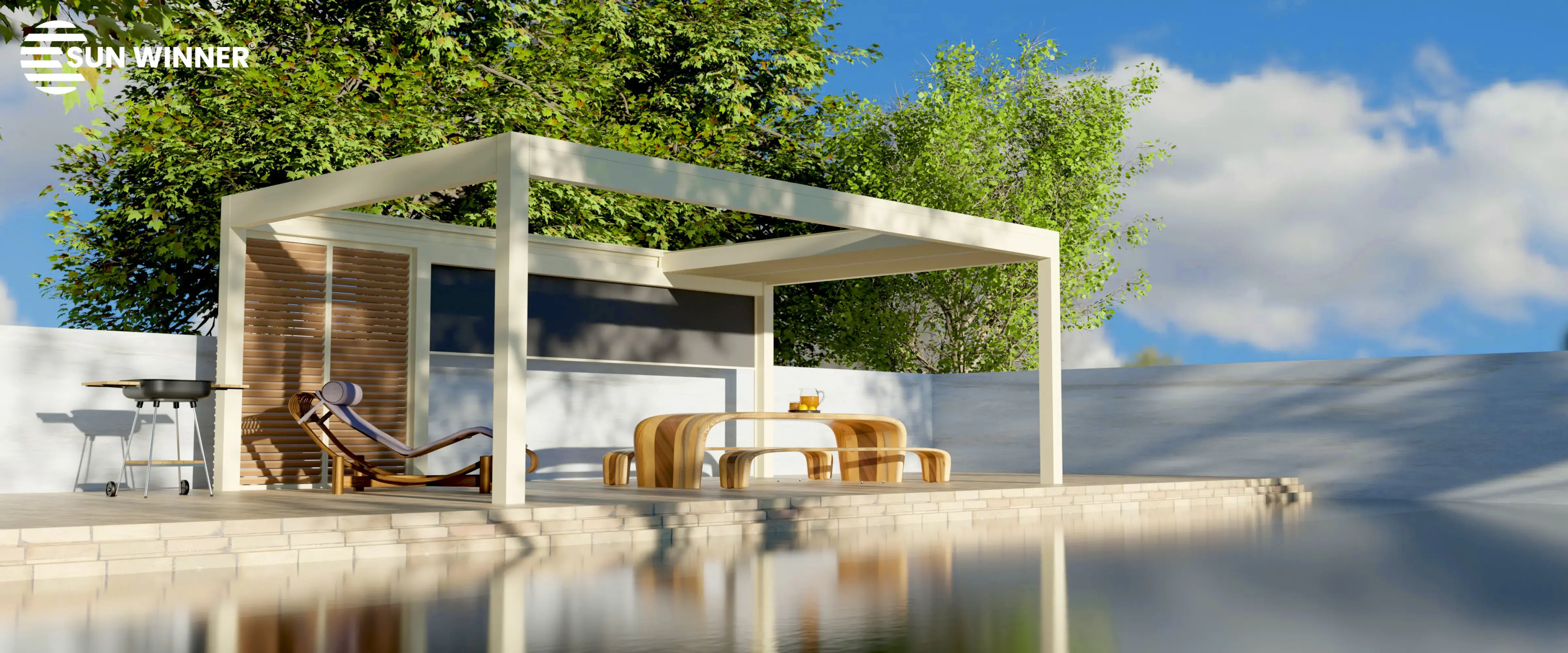 🌿 Bioklimatische Pergola