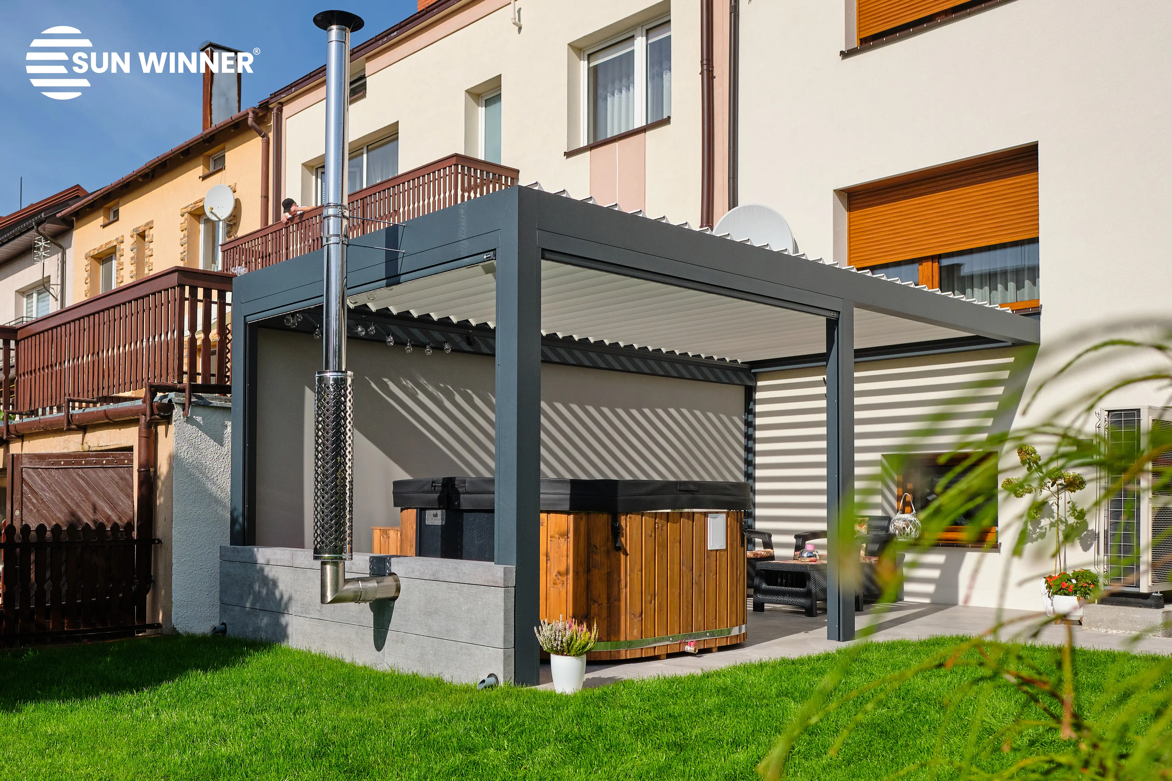 🌿 Bioklimatische Pergola